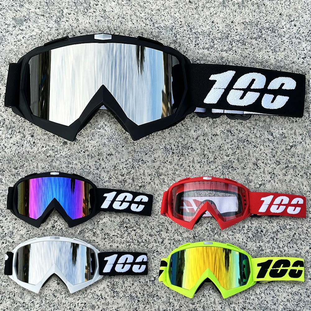 AliExpress 100 Motorcycle Goggles Cycling Glasses Outdoor Off-Road Ski Sport MX ATV Dirt Bike Racing Glasses Motocross Goggles Bike Glasses