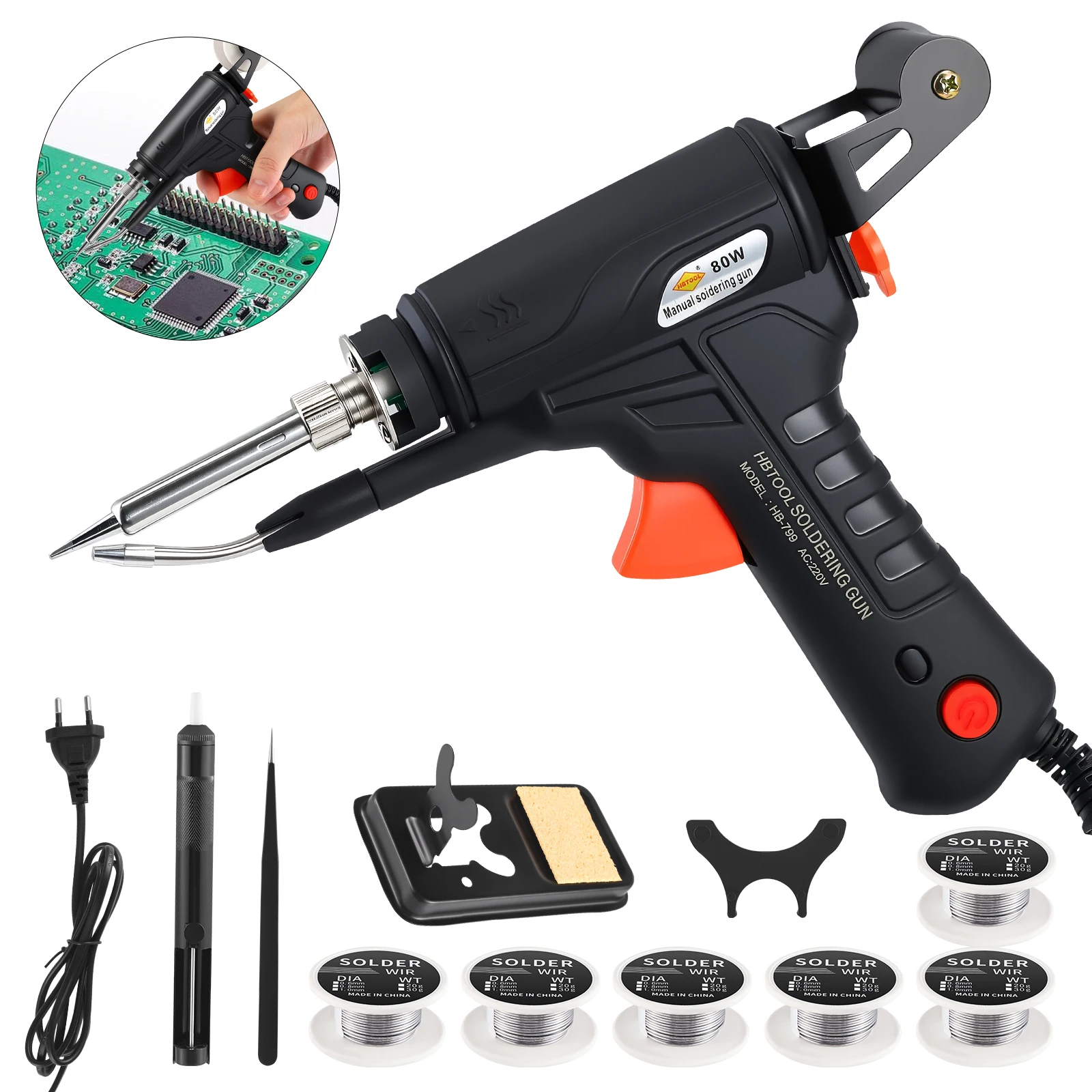 Nieuwe industriële lasmachine 2025, automatische multifunctionele soldeerbout-soldeerpistoolset voor doe-het-zelf thuis