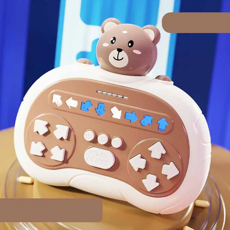 Cute Animals Rhythm Master Finger Press Dancing Game Machine Toys With Lights Sound Effects Rhythm Game Machine Puzzle Kids Toys