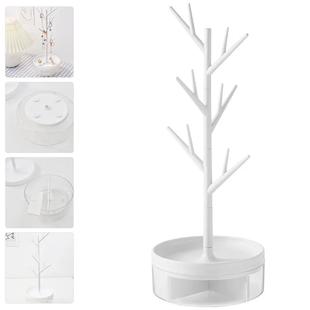 

Jewelry Tree Premium PP Material Jewelry Holder Stable Charm Storage Branch Display Rack Desktop Organizer Branch Charm Rack