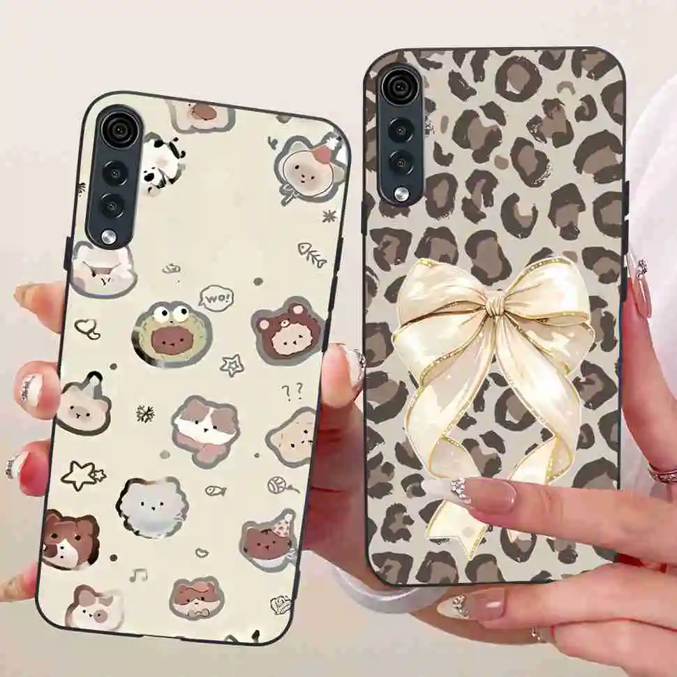 For LG Velvet 4G LMG910EMW  Case Fashion Simple Style Silicone TPU Black Cover For LG velvet 5G Lg Velvet 5G UW 6.8" Phone Cases view 6