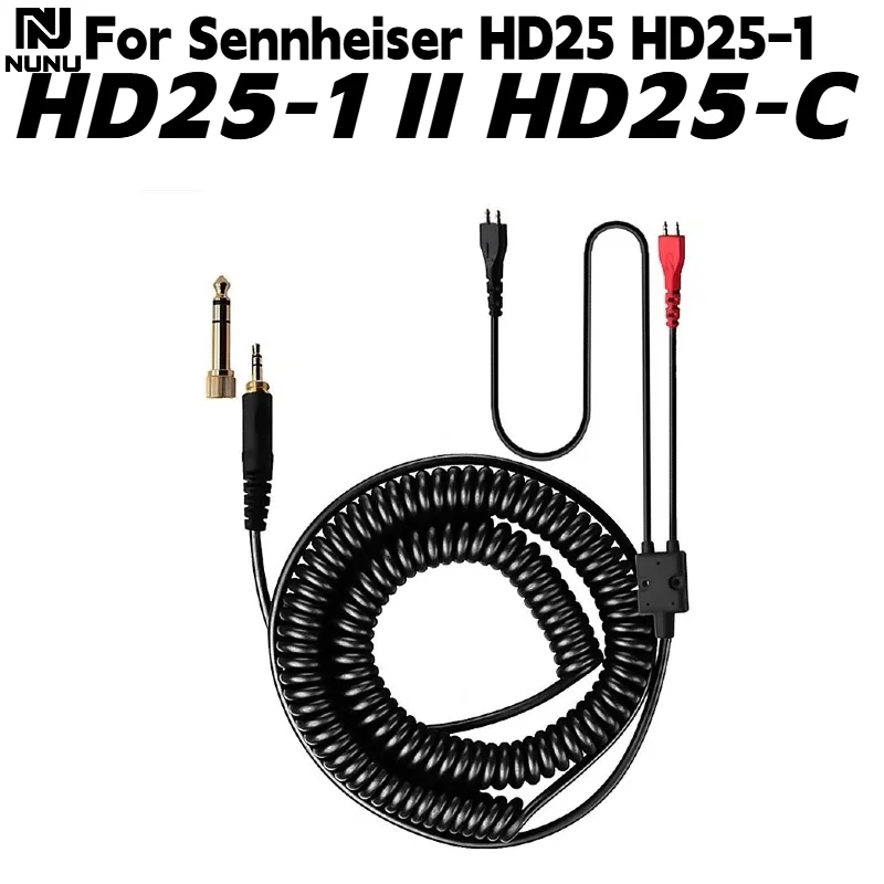 Spring Relief Coiled Headphone Cables for Sennheiser HD25 HD25-1 HD25-1 II HD25-C HD25-13 HD 25 Replacement Cable Cords image 2