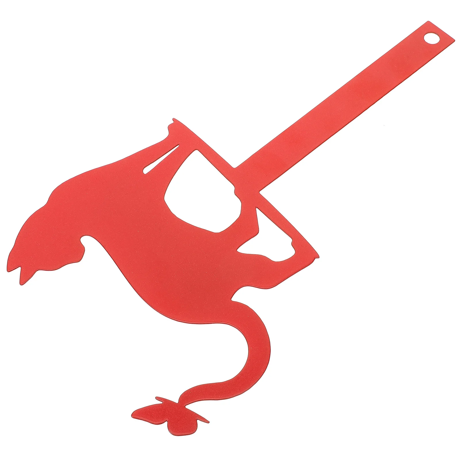 

Iron Cat Mailbox Decoration Red Color Wrought Metal Garden Stake Ornament Durable Sturdy Easy Install Suitable Lawns