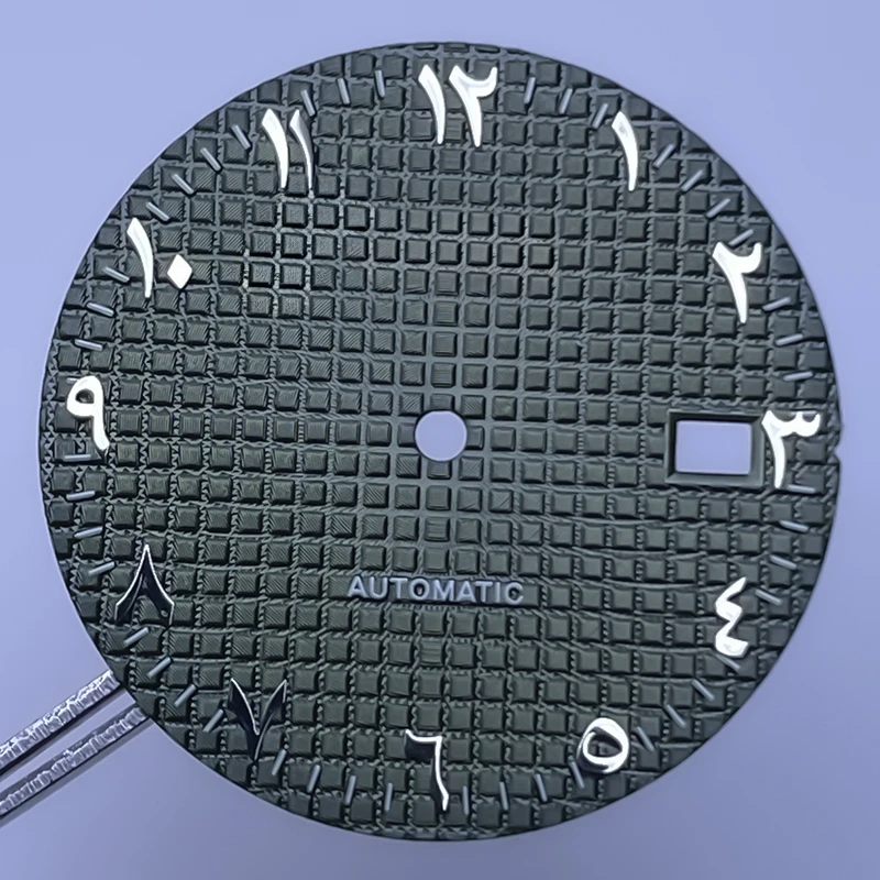 NH35 Dial S Logo 30.5mm Arab Oak Dial Fit NH35/NH36/4R/7S Japan Movement High Quality Watch Modification Accessories ﻿