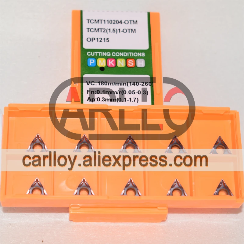 Original Carbide Insert TCMT110204-OTM TCMT110208-OTM TCMT16T304-OTM TCMT16T308-OTM OTR OP1215 OP1315