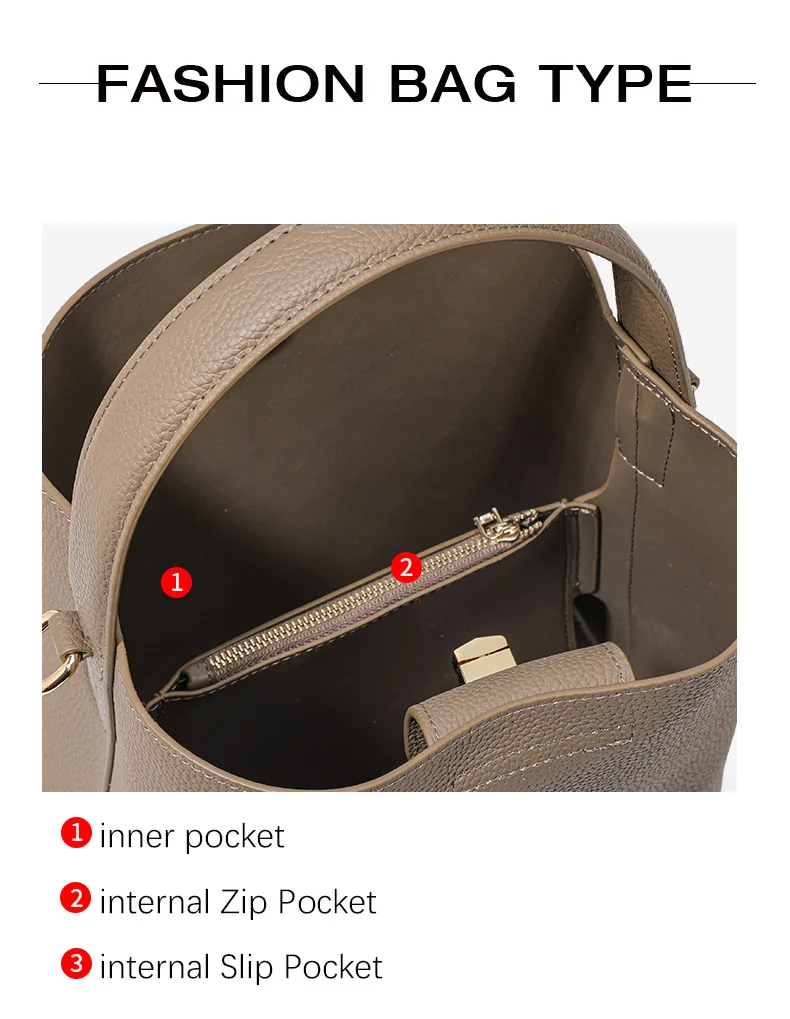 Elegante Retro-Handtasche aus hochwertigem Rindsleder mit mehrschichtigem Schultergurt und Verschluss, Umhängetasche für Damen – Detail 6