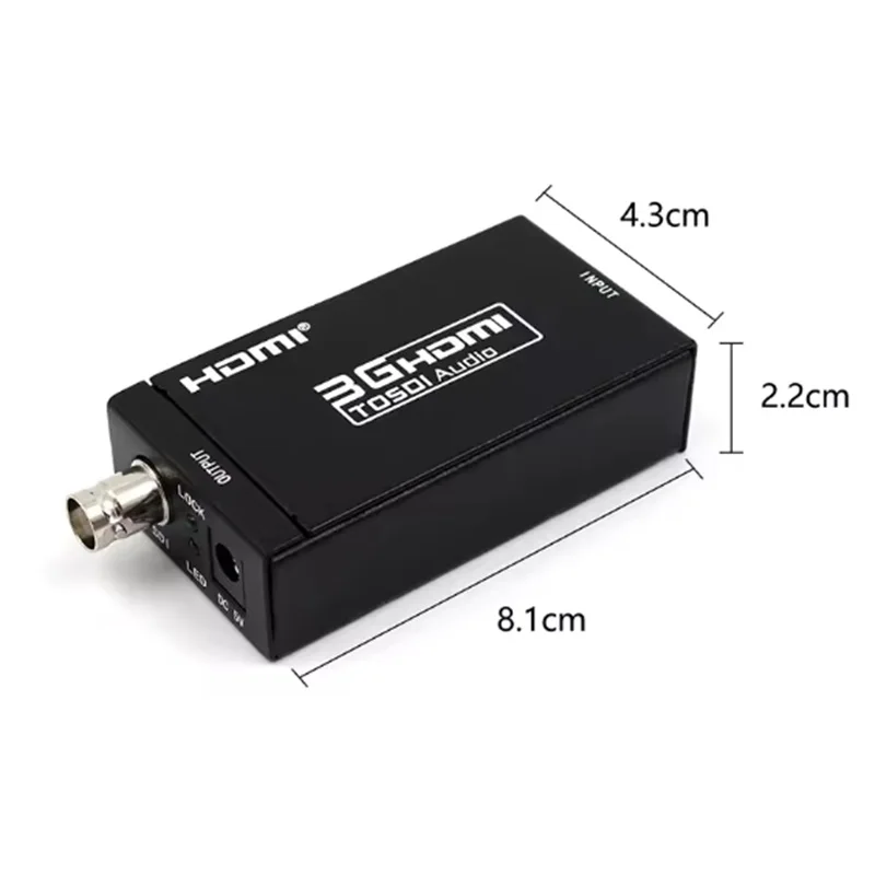 3G HDMI إلى SDI محول محول SDI إلى HDMI محول الصوت والفيديو 720P 1080P HDMI إلى BNC دعم SD HD 3G-SDI لمراقبة HDTV #3