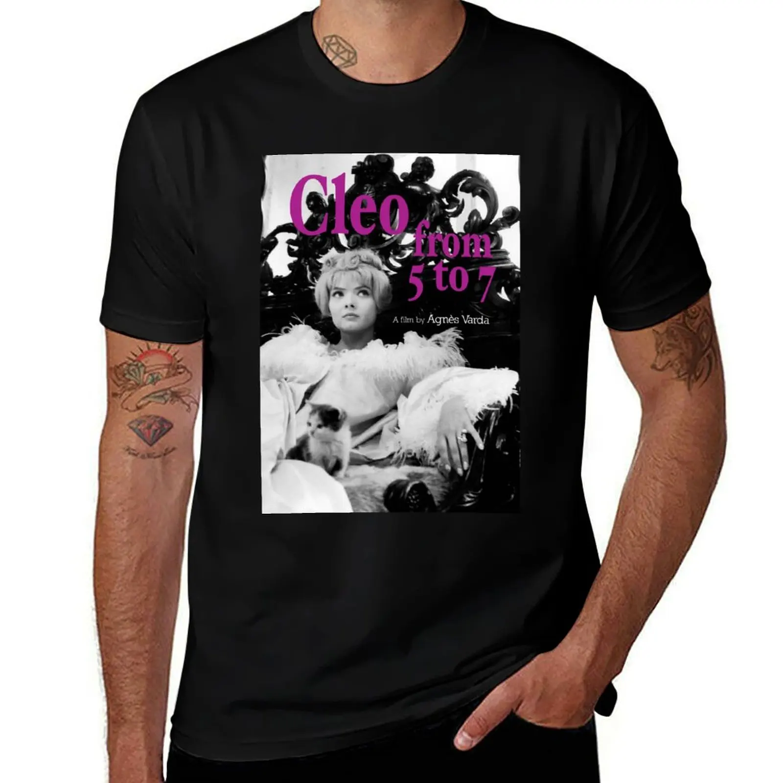 

Cleo from 5 to 7 Movie Poster T-Shirt funny t shirts dark humor man t shirt heavy cotton T-Shirt