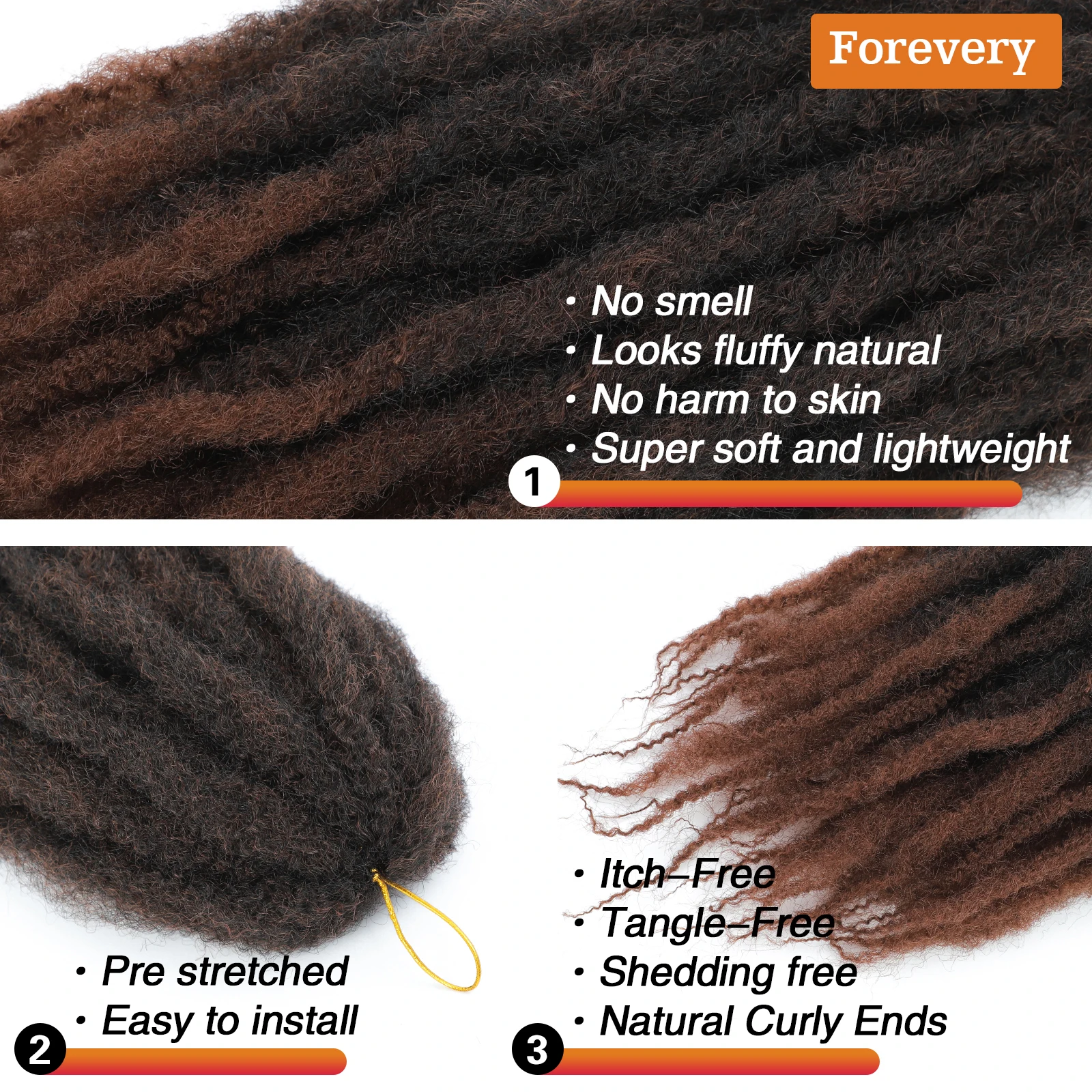 Marley Hair szydełkowe warkocze, Afro perwersyjne włosy Marley plecione, syntetyczne kręcone włosy Marley sprężyste Afro Twist doczepy z włosów