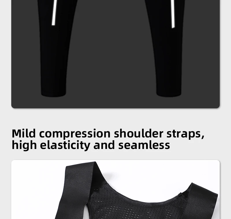 YKYWBIKE Damen Winter-Radträgerhose, Thermo-Fleece, warme lange Hose für Damen, Rennrad-Trägerhose, Fahrradbekleidung – Detail 19