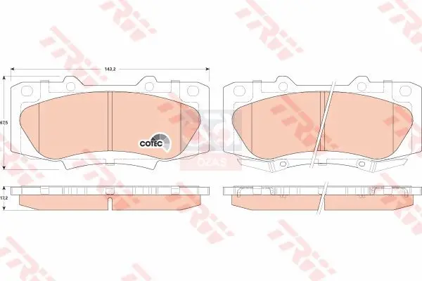 

Код магазина: GDB3528 для тормозной колодки на 06 HILUX 2.5D-4d-3. 0d-4d