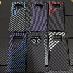 Funda con patrón de fibra de carbono para Huawei Mate X5 X3, carcasa de protección ultrafina Mate a rayas, PC, plástico duro