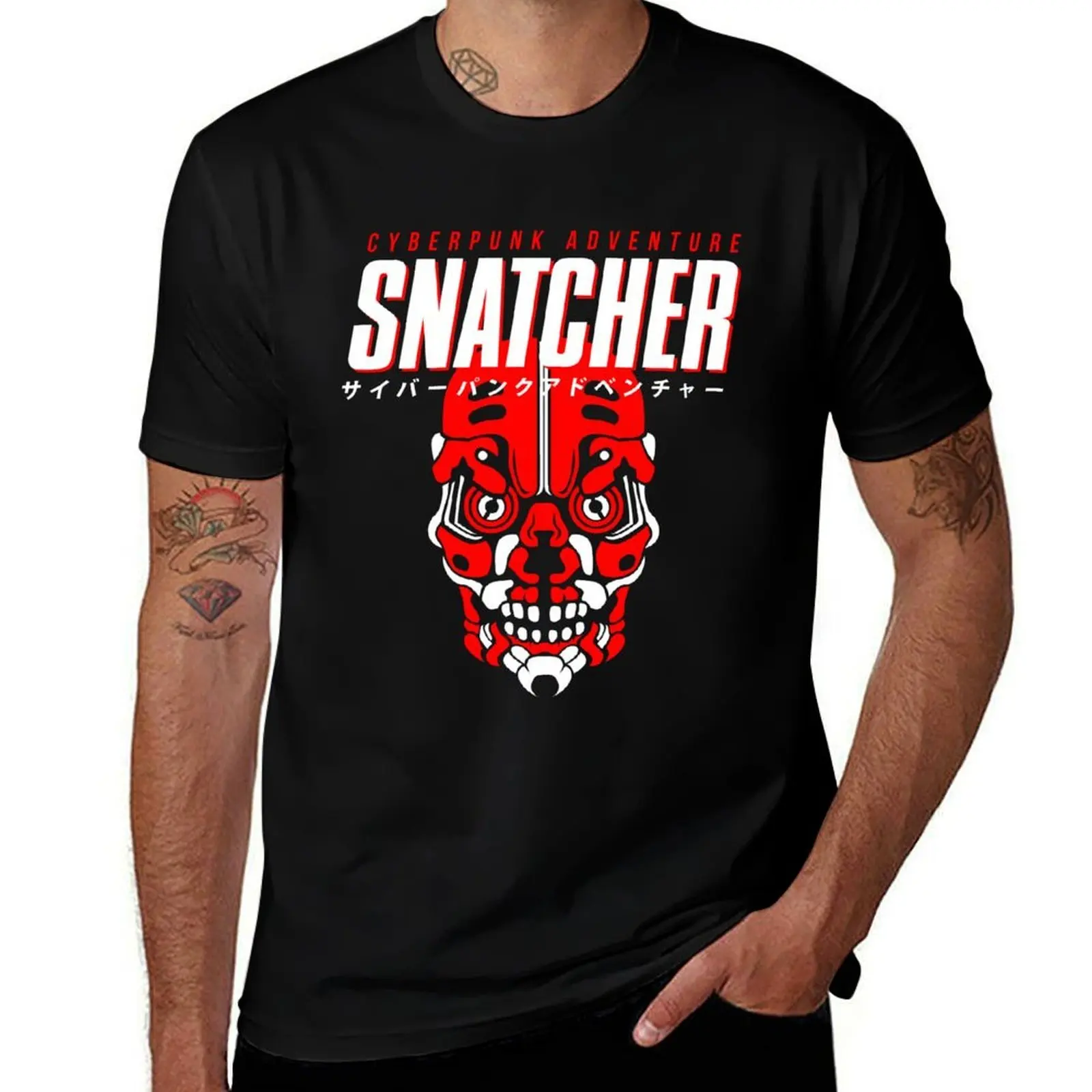 Snatcher Logo Tshirt Classic Retro Japanese Hideo Kojima Video Game T-Shirt Casual All Match Short Sleeve T-Shirt