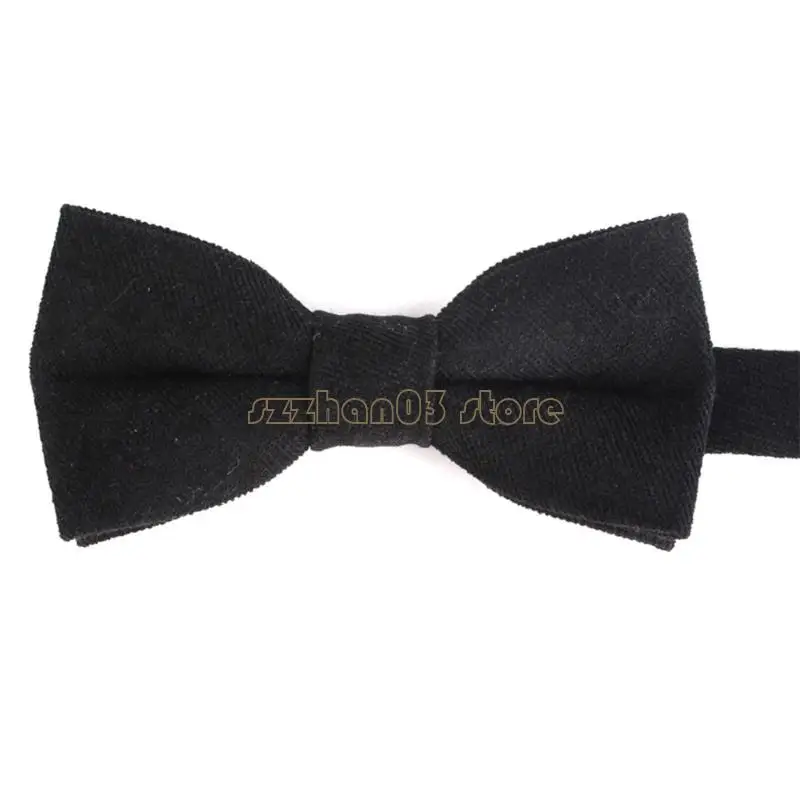 367C Polyester Silk Blend Pre Tied Bowtie Butterfly Bowknot Banquets Cravat For Wedding Anniversary Event