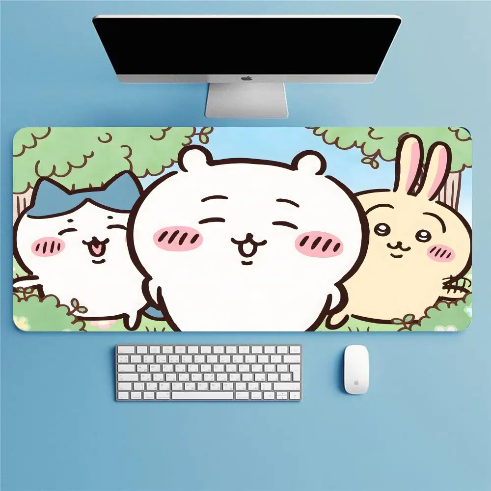 Carpet Mouse Pad Cartoon Cute C-Chiikawaes Pad Gaming Keyboard Non-Slip Pad XXL Play mat Mouse Desk Mat Game Keyboard MousePad