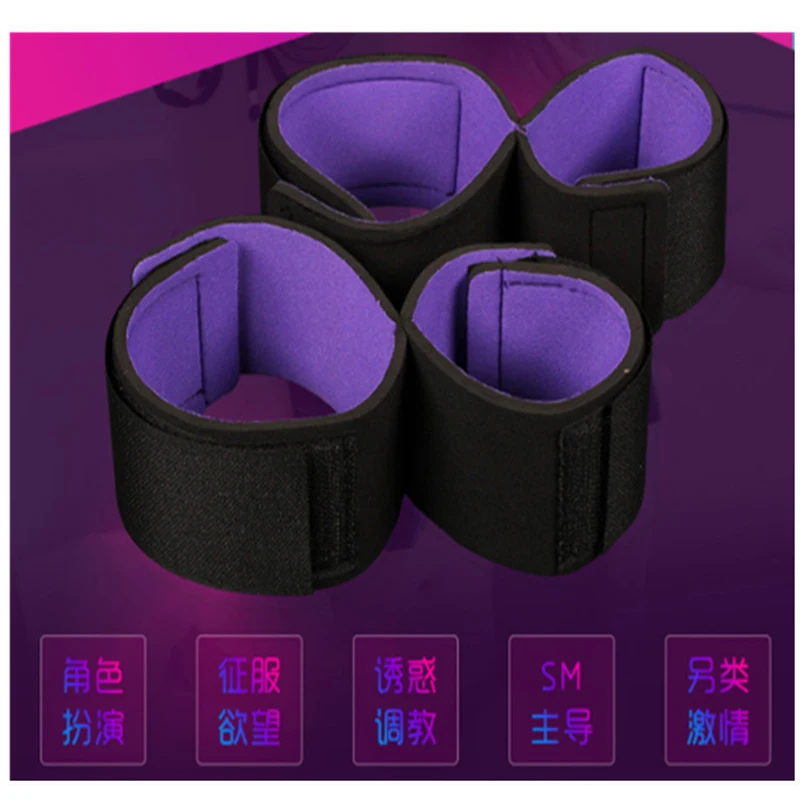 Menottes réglables BDSM Bondage pour hommes et femmes, jeu pour adultes, jouets sexy, sangles de rinçage, fétiche, pas de vibromasseur, accessoires de sex-shop, 7.0