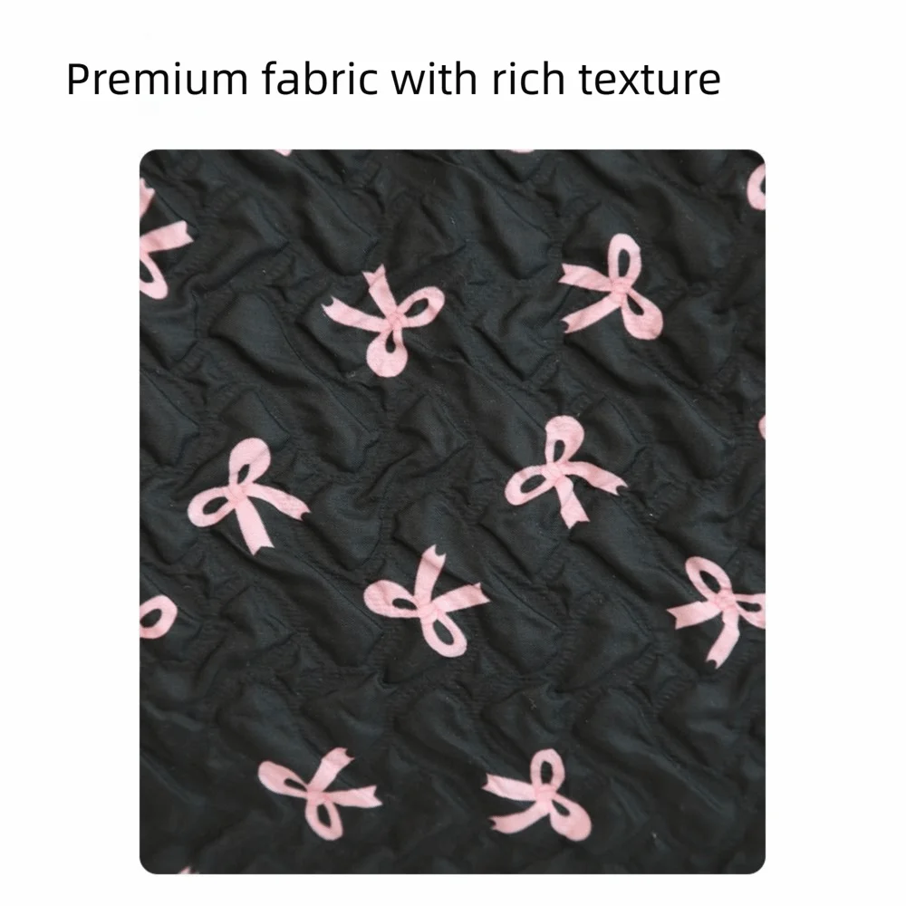 لطيف نمط Bowknot طباعة القوس حقيبة مستحضرات تجميل سعة كبيرة كيس التخزين محفظة نسائية للعملات المعدنية حقيبة العناية بالبشرة منظم المجوهرات