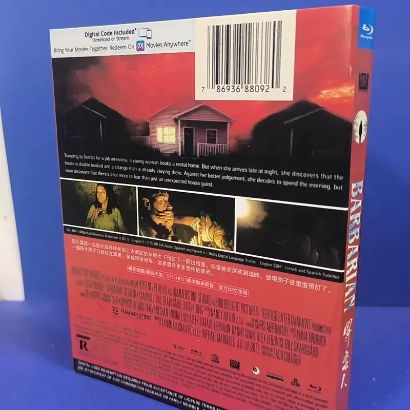 Brand New Unopened Barbarian Blu-ray Disc 20 Original Boxes Chinese English Double Subtitles High Definition