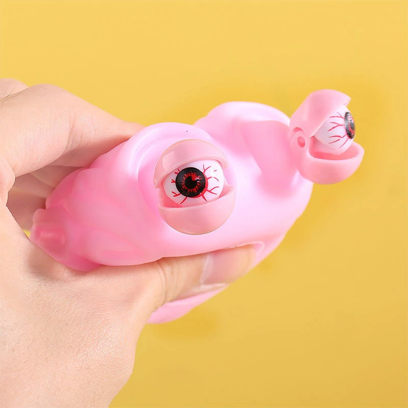 Anti Stress Flippy Brain soft Eye Popping Squeeze Fidget Toy Cool Stuff Kids ADHD Autism Anxiety Relief Toy For Kids Adult