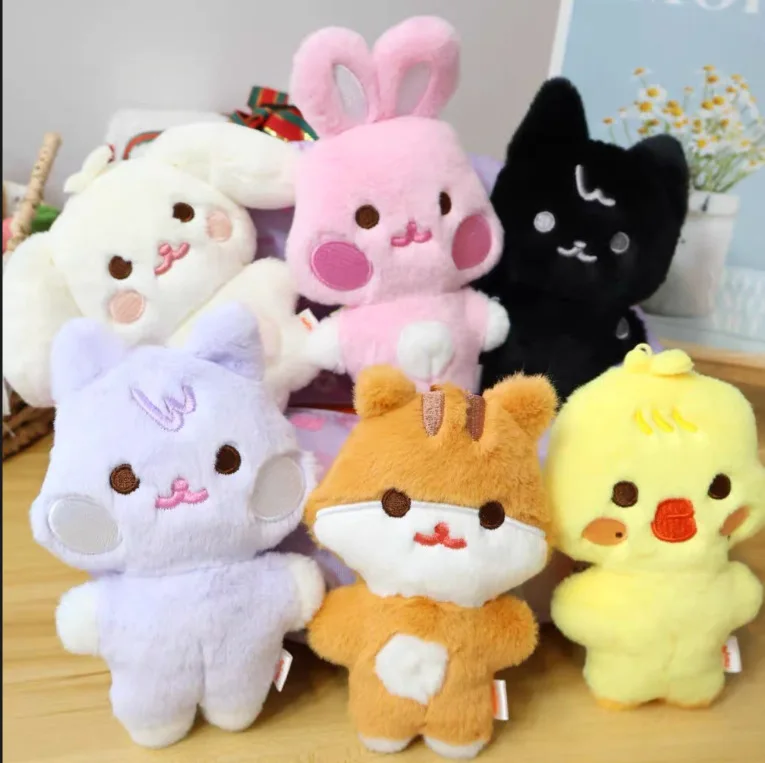 Kpop ATEEZ Plush Keychain Aniteez Pendant Hongjoong Seonghwa Yunho Yeosang San Ming Wooyoung Jongho Key Chain