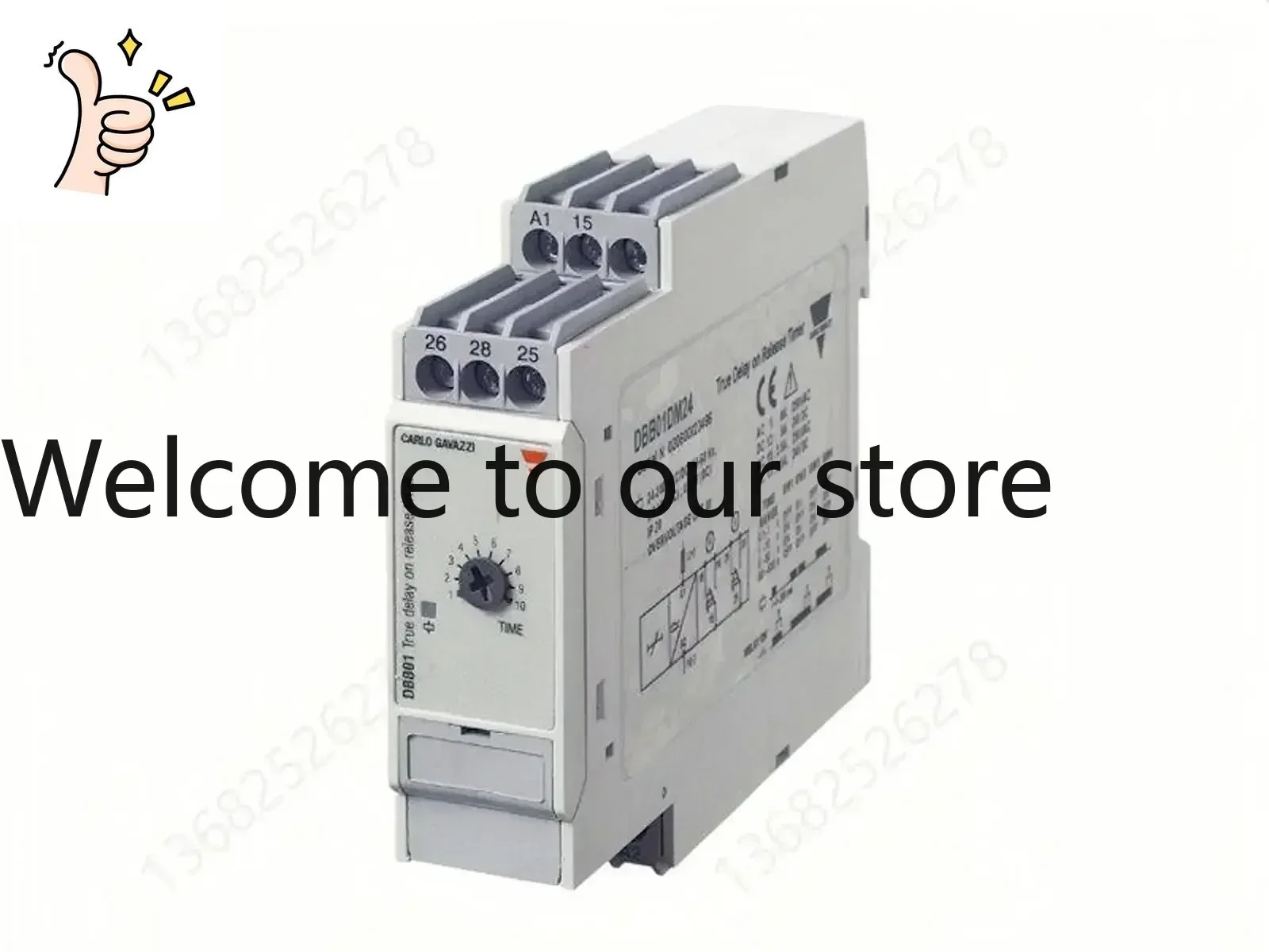 DBB01CM24 Counterfeit Must Be Investigated Swiss Jiale AC Real Power Failure Delay Time Relay DBB01DM24