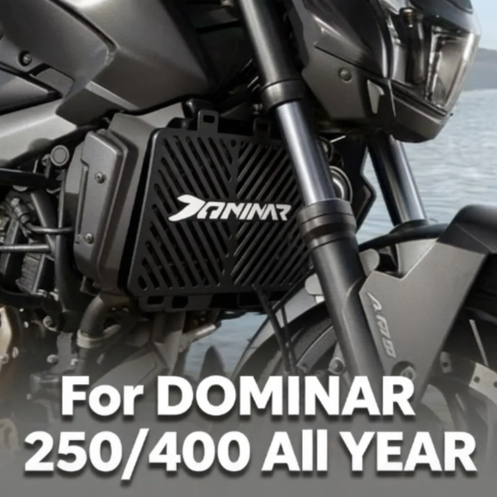 

Защита радиатора для мотоциклов BAJAJ DOMINAR 250 400, защитный кожух радиатора, защита бака для воды DOMINAR250 DOMINAR400 2017-2025