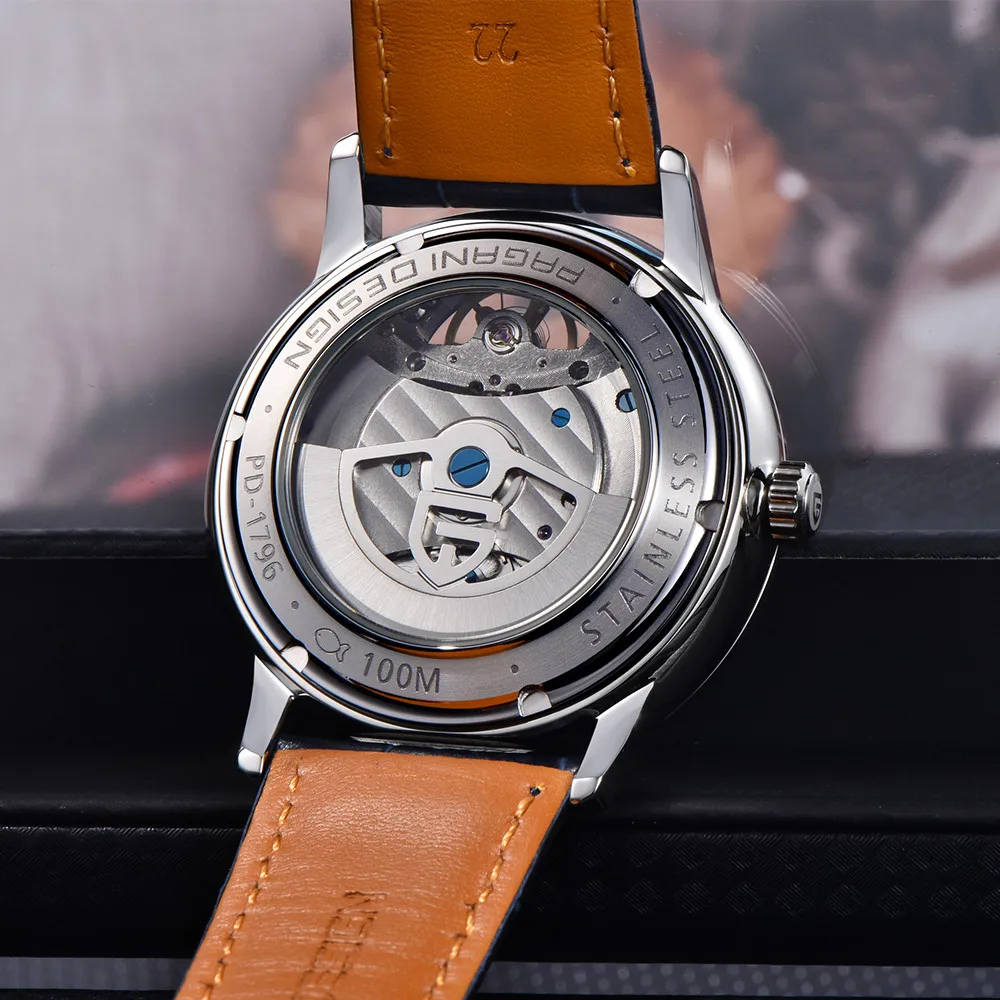 Pagani Design New 42mm Men's Automatic Mechanical Watch 100 Waterproof Stainless Steel Men's Mechanical Watch Mound Flywheel image 5