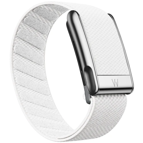 Imagen 2 del producto Adecuado para pulsera Whoop 5,0, pulsera de repuesto deportiva mg elástica tejida de nailon con metal plateado brillante en forma de U fr