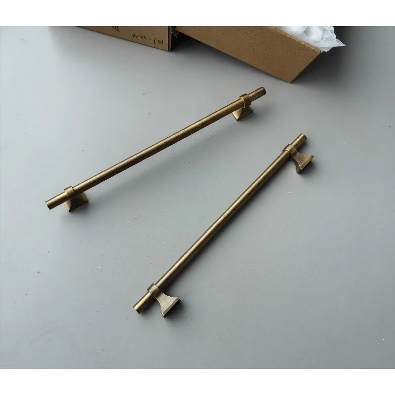 Antique Brass Furniture Handles for Kitchen Home, Vintage Cabinet Knobs, Door Handles, Retro Drawer, Cupboard Pulls