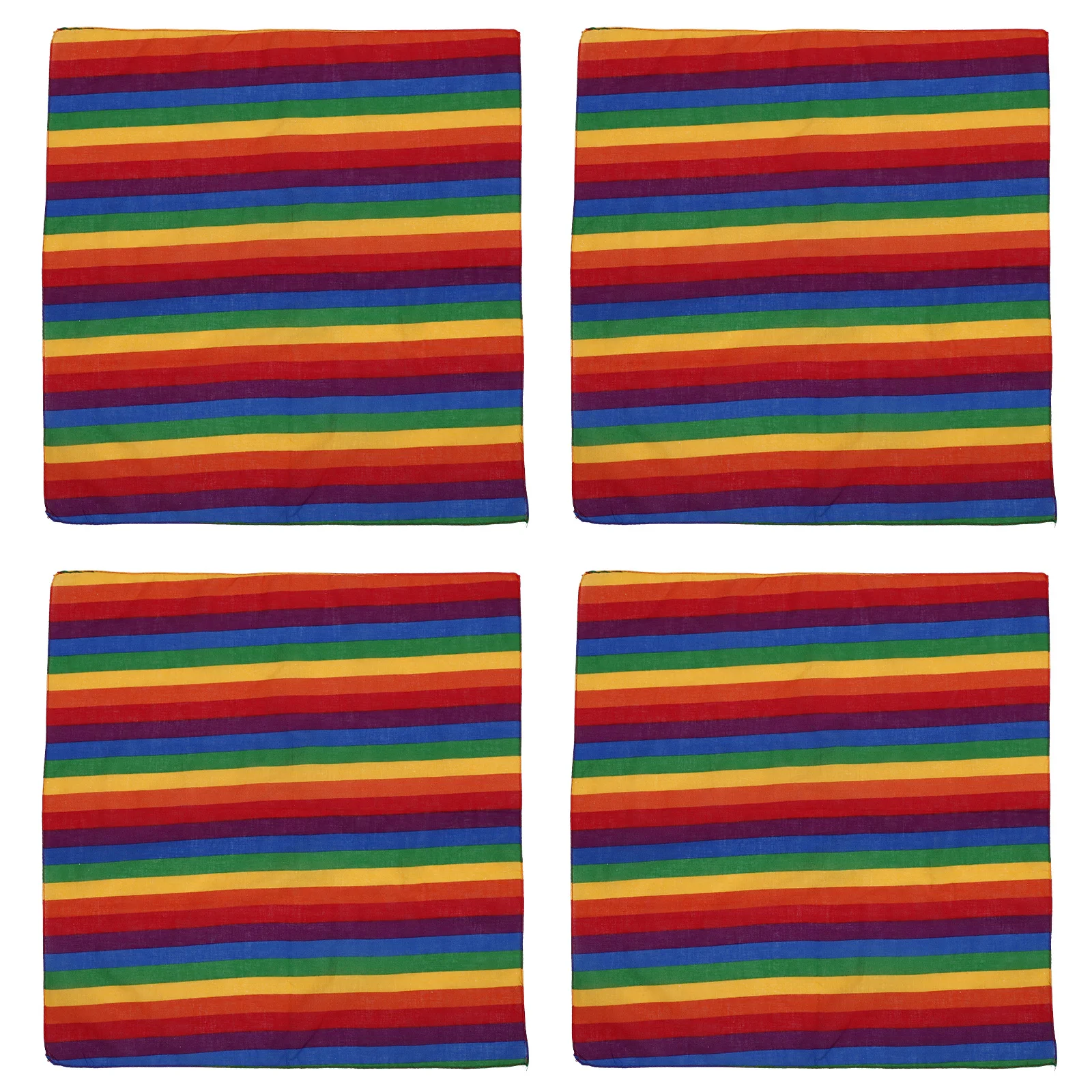 4 قطع من عصابة الرأس الرياضية بألوان قوس قزح اللامعة، مادة نسيج ماصة للعرق، تصميم بحافة واسعة لشعر اليوغا واللياقة البدنية والجري #5