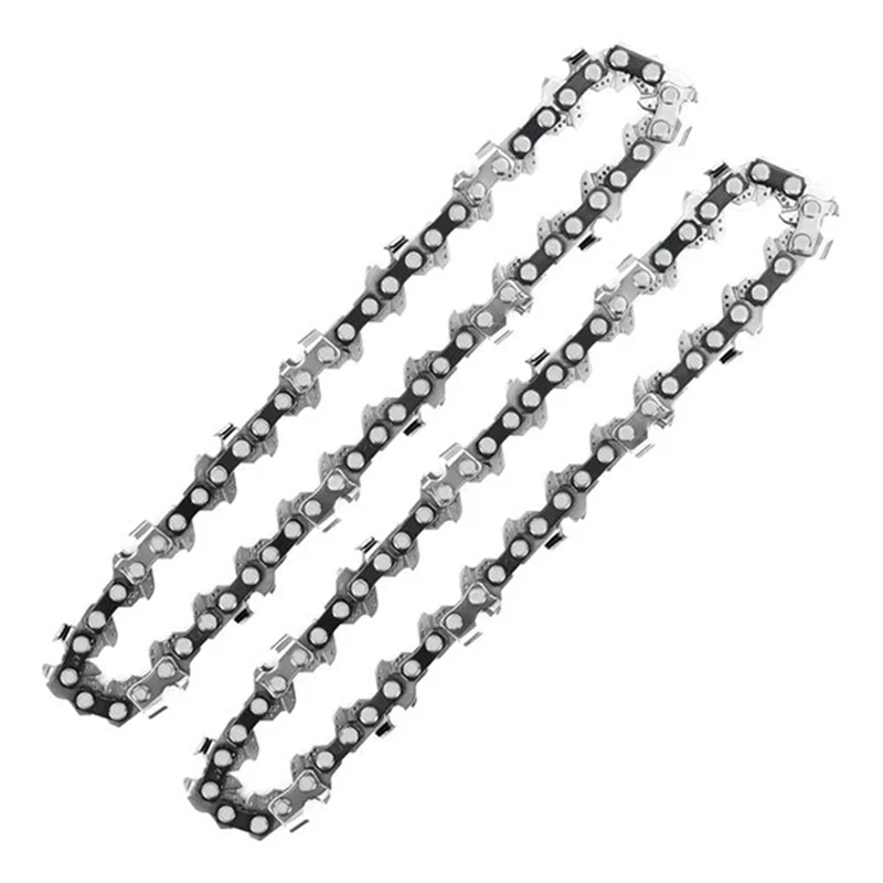 A02F-32 Pcs 4 Inch Mini Steel Chainsaw Chain Electric Pruning Saw Accessory Garden Tool Replacement