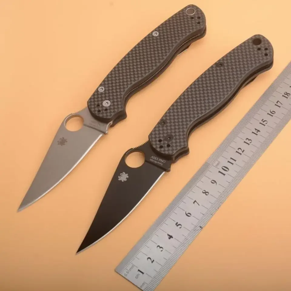 

C81 folding knife carbon fiber handle knife outdoor camping fishing hand tool knife