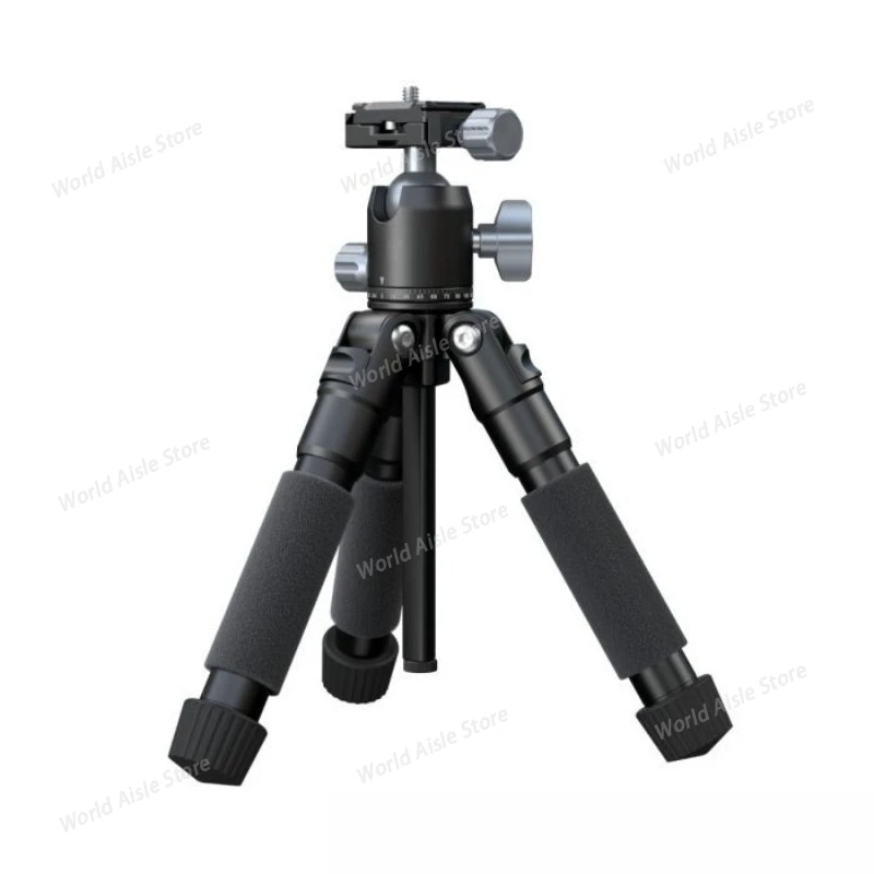 Portable Desktop Tripod with Smartphone Mount for Photography, Videography, Live Streaming with Video Head