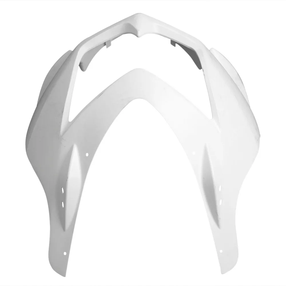 Motorcycle Front Nose Fairing Cowl Unpainted White For Kawasaki EX250 2008 2009 2010 2011 2012 Injection Mold ABS