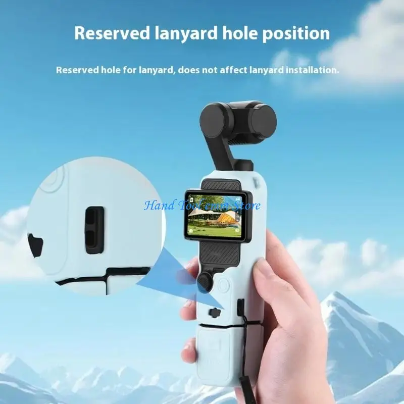 

H37F Slip Protective Cover For Action Camera Customized Port Access Soft Silicone Material
