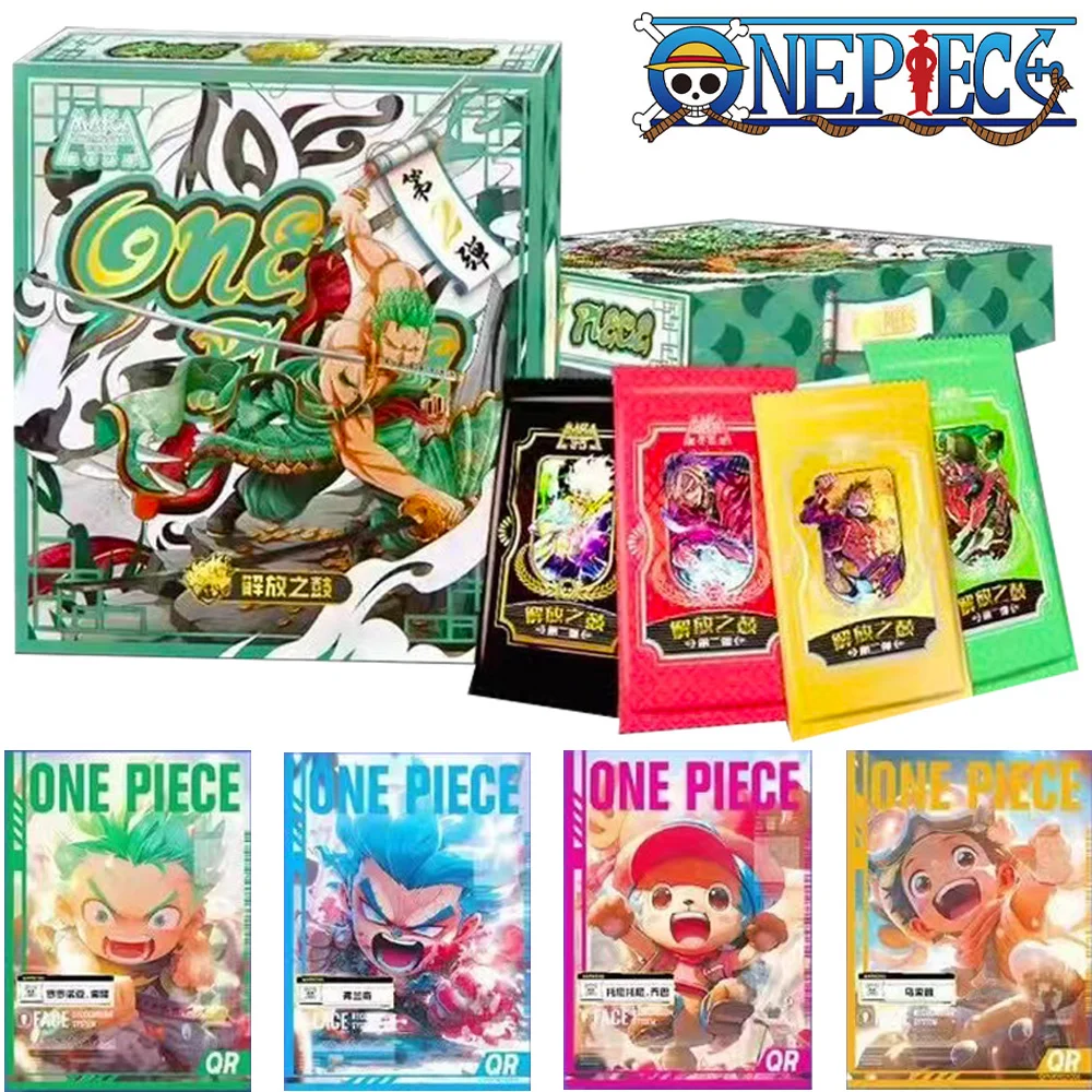 One Piece Card Booste Box TCG Kolekcje Japońskie postacie z anime Luffy Zoro Nami Chopper Gry stołowe Zabawki dla dzieci Gra Prezent