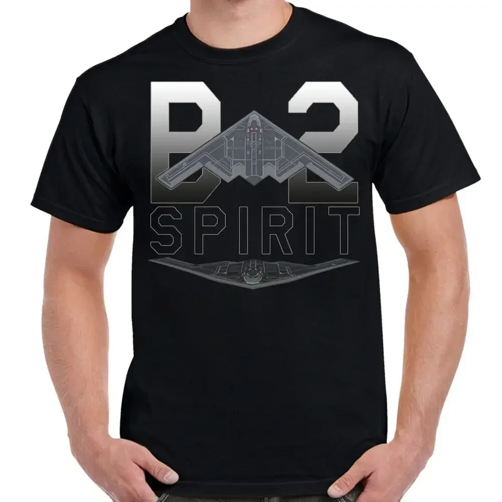 

B-2 Spirit Stealth Bomber T-Shirt Short Sleeve Casual 100% Cotton O-Neck Summer Mens T-shirt Size S-3XL