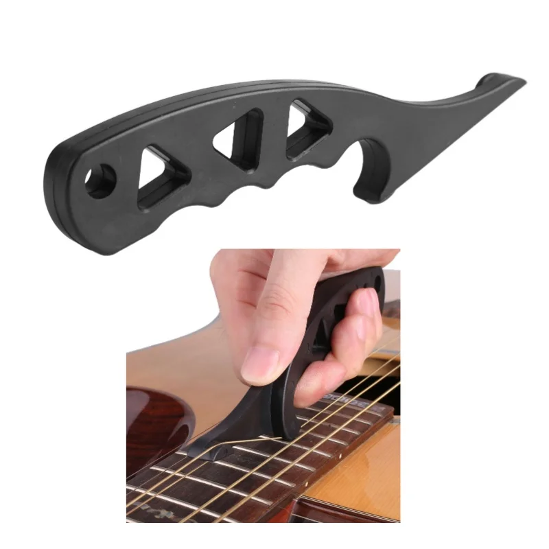 Guitar String Stretcher Black Plastic Guitar Tuning Improvement Device Stretching Tool For Electric Violin