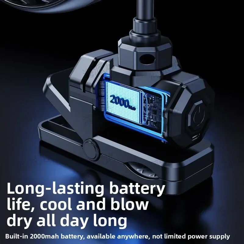 Durable Rechargeable Car Small Electric Fan 12V Strong Cooling in The Car Dedicated To USB for Cooling in The Car Brushl