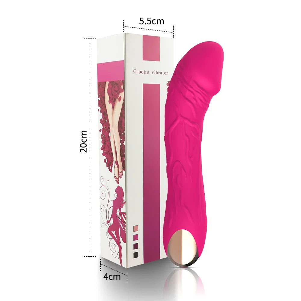 20 Modi Vibrator Zachte Siliconen Dildo Realistische Penis Sterke Motor G-Spot Clitorale Stimulator Vrouwelijke Masturbator Volwassen Seksspeeltjes