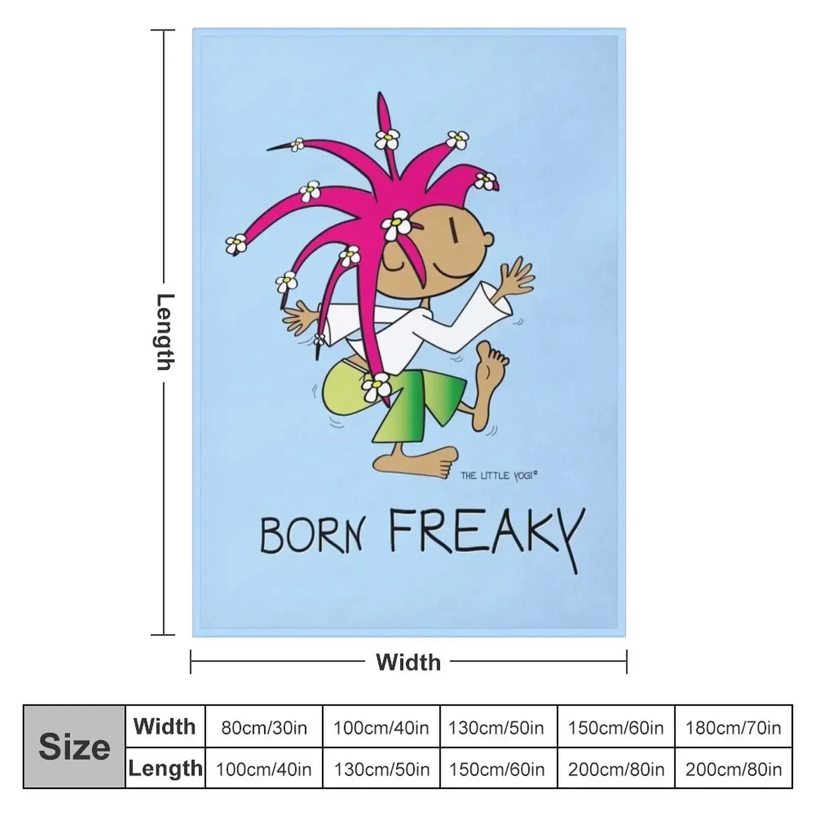 Born Freaky Throw Blanket Tourist For Decorative Sofa Hair Beautifuls Blankets