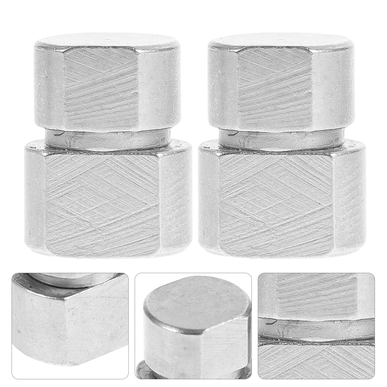 

2pcs Stainless Steel Damping Heavy Duty 360 Degree Rotation Reinforced Door For Office Equipment Cameras Control Panels Small