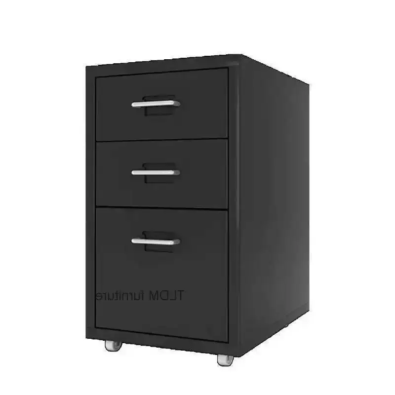 Iron File Multi-layer Filing Mobile Room File Storage Cabinets Cabinets for Living Organization Storage Cabinets with Wheels