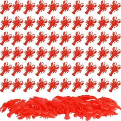 10 Pcs Mini Lobster Toy Crawfish Party Decorations Soft Rubber Crawfish Models Crawfish Boil Party Supplies Lifelike Crawfish De