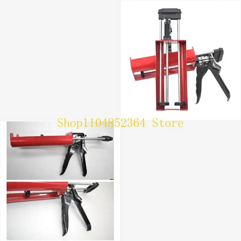 

652F Professional Silicone Caulking Manual Cartridge Rod Cradl Fits 10 oz Tube/Cartridge Thrust Ratio 10:1 Quality Metal