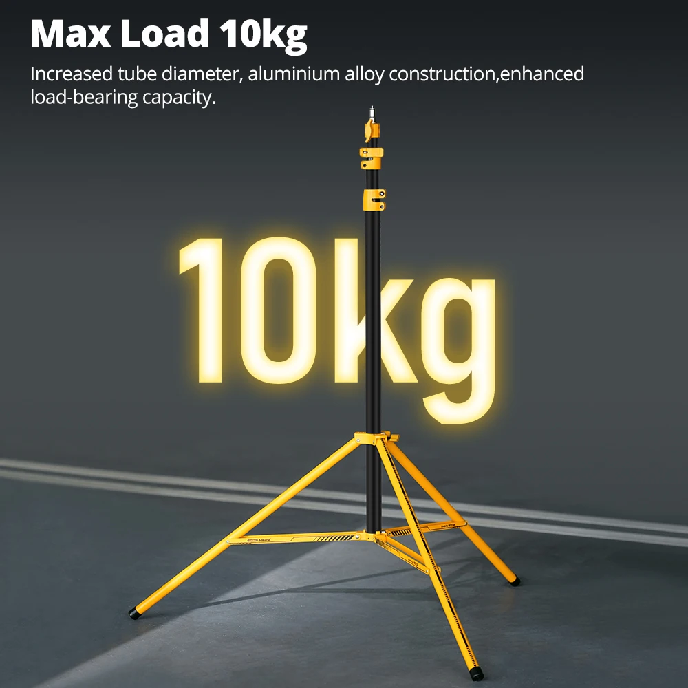 AMBITFUL GM280Y 280cm 전문가용 에어 쿠션 라이트 스탠드 10Kg 중량 스튜디오 라이트 스탠드 카메라 소프트박스 삼각대용