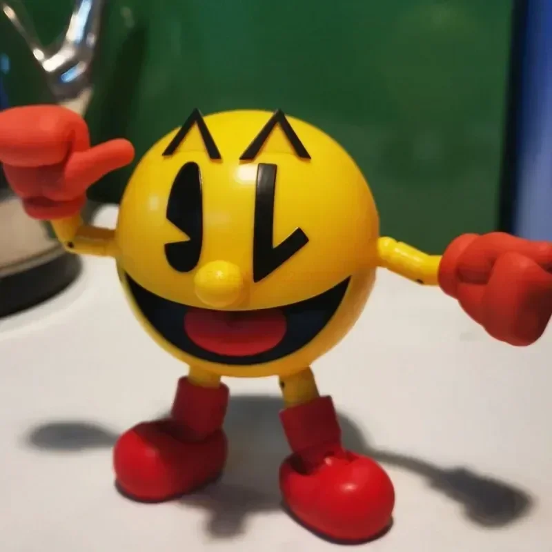 สินค้าของแท้ในสต็อก Bandai S.H. figuarts SHF Pac Man ตุ๊กตาขยับแขนขาได้พีวีซีสุดน่ารักหุ่นอะนิเมะตุ๊กตาของขวัญ