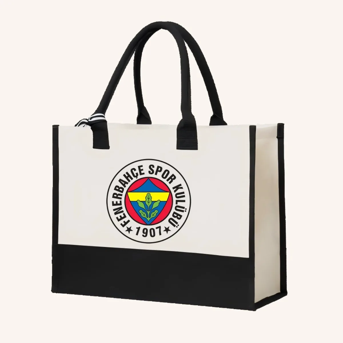 Fenerbahce Spor Kulubu 2026 وصول جديد موضة عملية واسعة قابلة لإعادة الاستخدام حمل حقيبة نمط طباعة 2 لهجة الثقيلة كبيرة Shoul