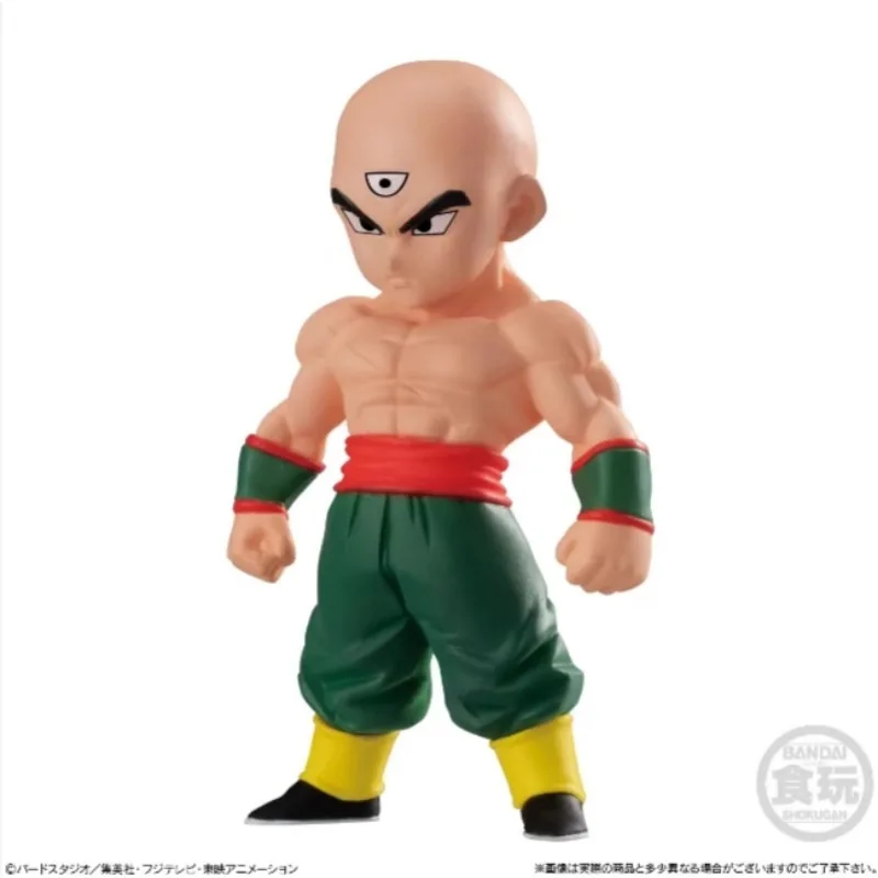 Genuine Dragon Ball Adverge Motion Action Figure Tien Shinhan Burdock Piccolo Son Goten Trunks EX GASHAPON Model Ornament Toys