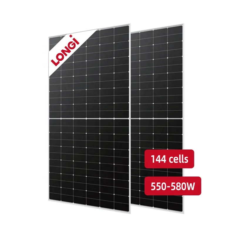 LONGi Explorer Hi-MO 6 LR5-72HTD 550-580M Half Cut Cell 550W 555W 560W 565W 570W 575W 580W Bifacial Longi Solar Panel